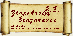 Zlatiborka Blažarević vizit kartica